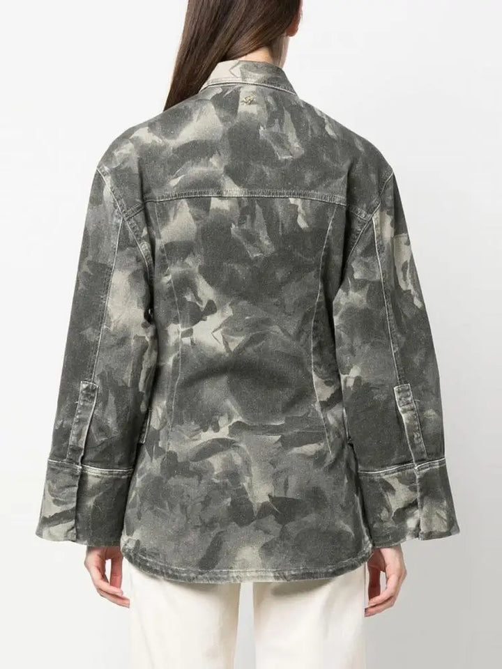 All Match Women's Camouflage Denim Jacket