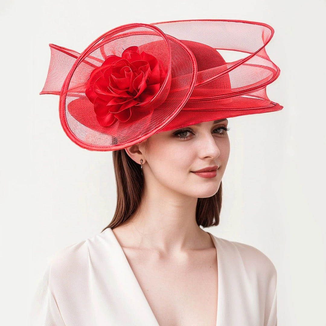 Unique Derby Sinamay Hat
