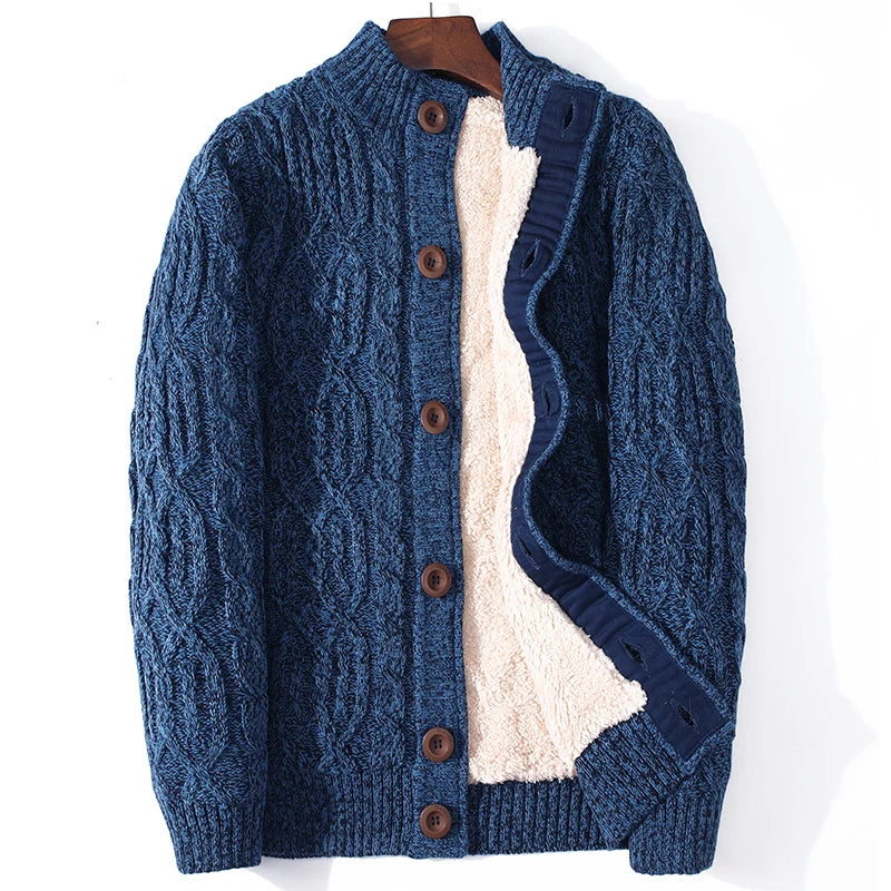 Elegant Wool-Cashmere Cardigan