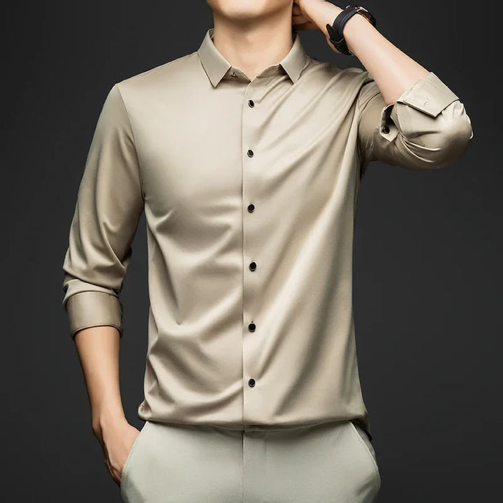 Meticulous Seamless Silk Formal Shirt