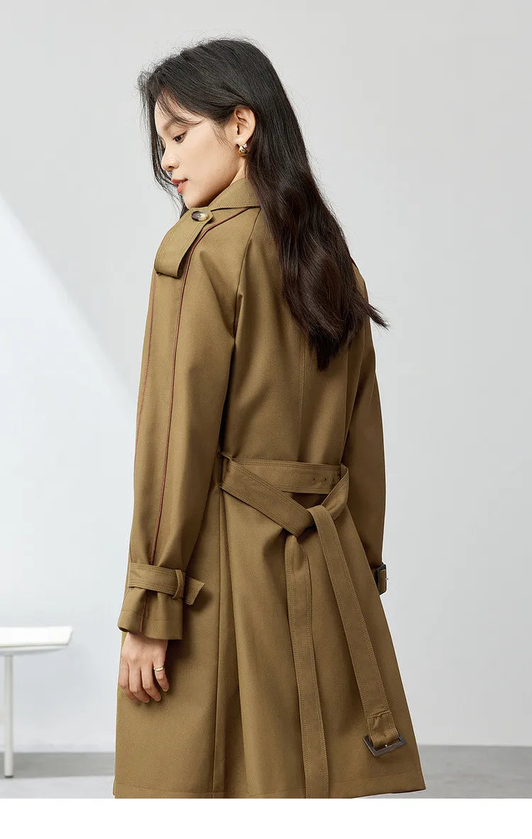 Double-breasted Belted Trench Coat