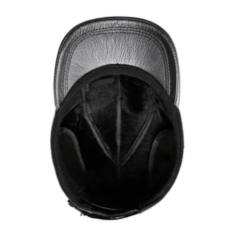 Natural Plush Thickened Warm Baseball Cap