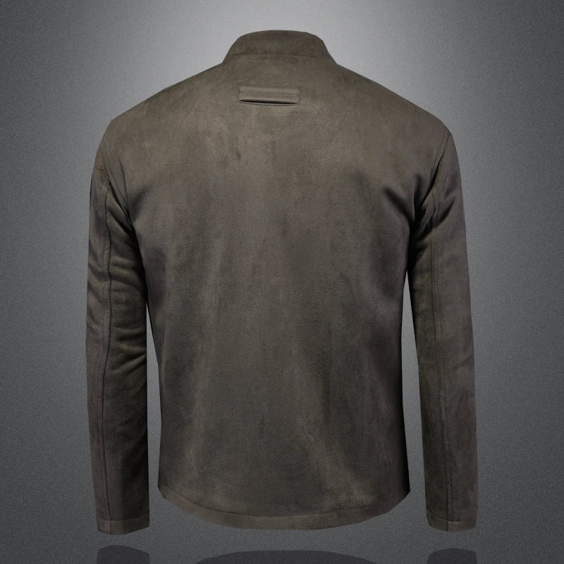 Trendy Suede Casual Fit Jacket