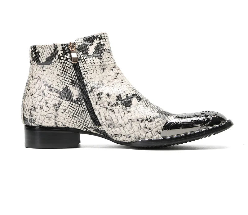 Luxury Light Metal Toe Boots