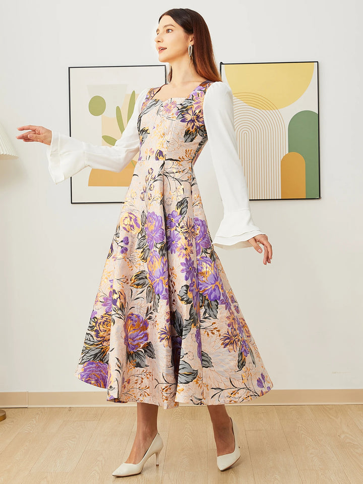 Exquisite Boho Floral French Style Dress