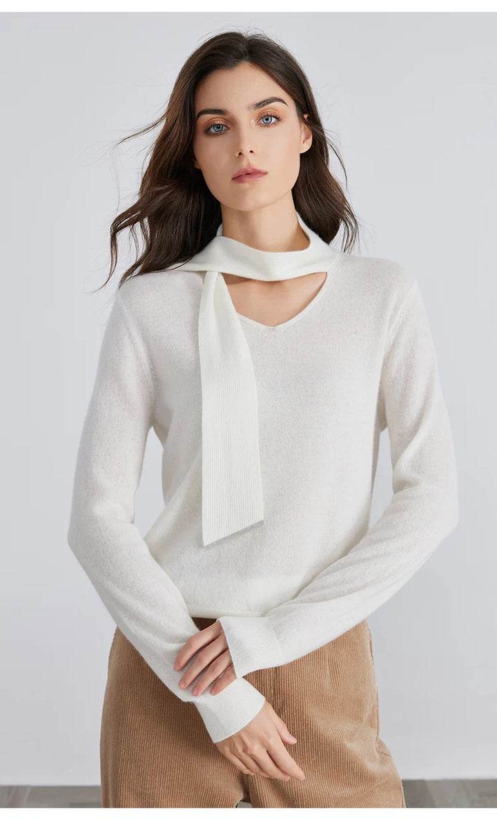 Premium Cashmere Knit Pullover Sweater