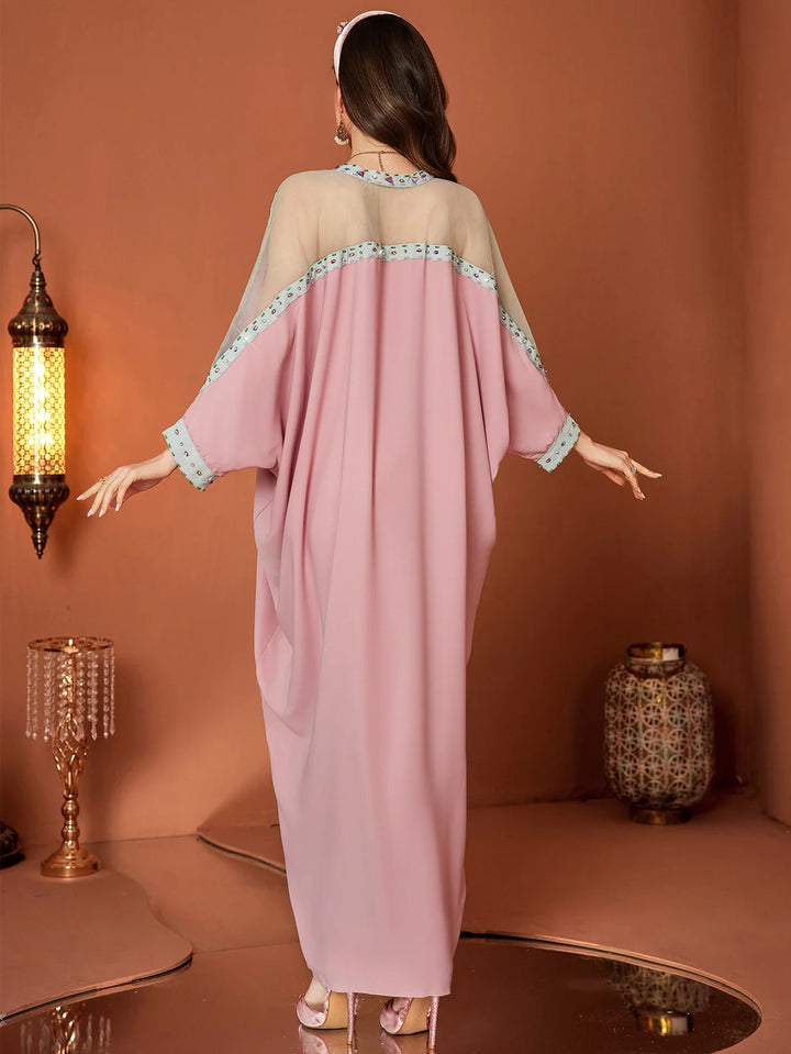 Fancy Loose Fit Caftan Abaya Dress