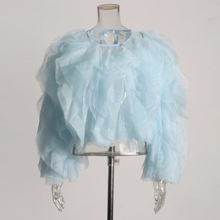 Stylish Ruffles Fashion Blouse