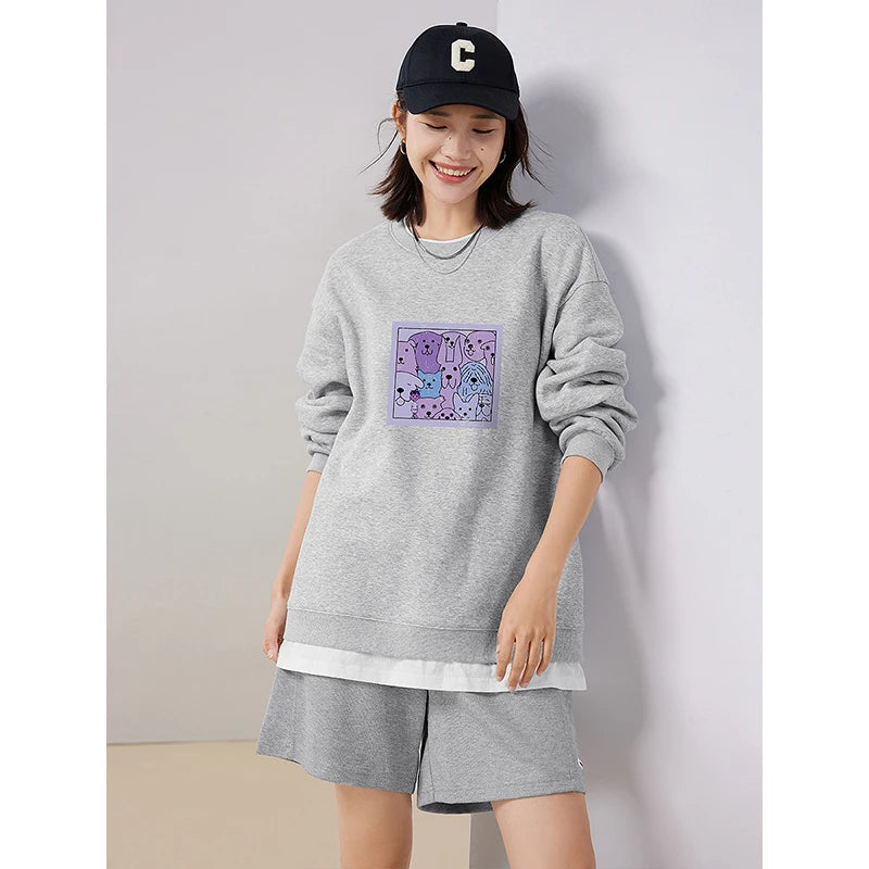 Oversized Long Sleeves Sweatshirt