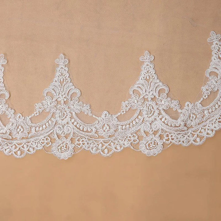 Beautiful Lace Edge Wedding Veil