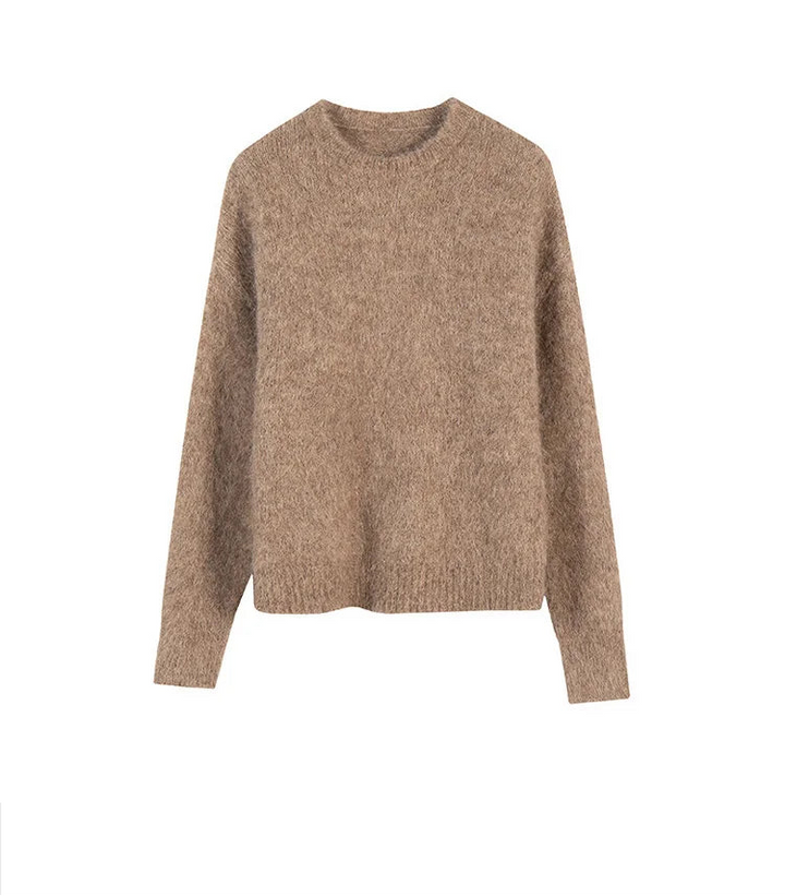 Elegant Dropped Sleeves Loose Sweater