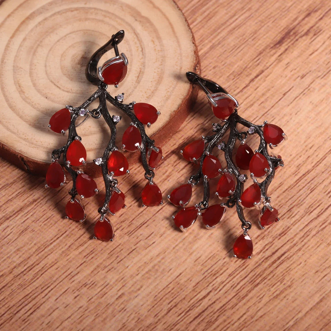 Natural Creative Pine Branch Earrings