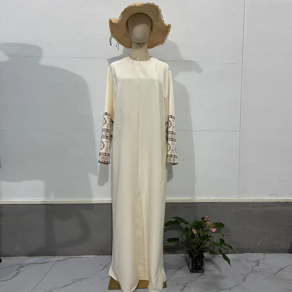 Puff Sleeve Kaftan Gown