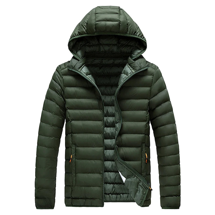 Casual Hooded Parka Coat With Detachable Hat