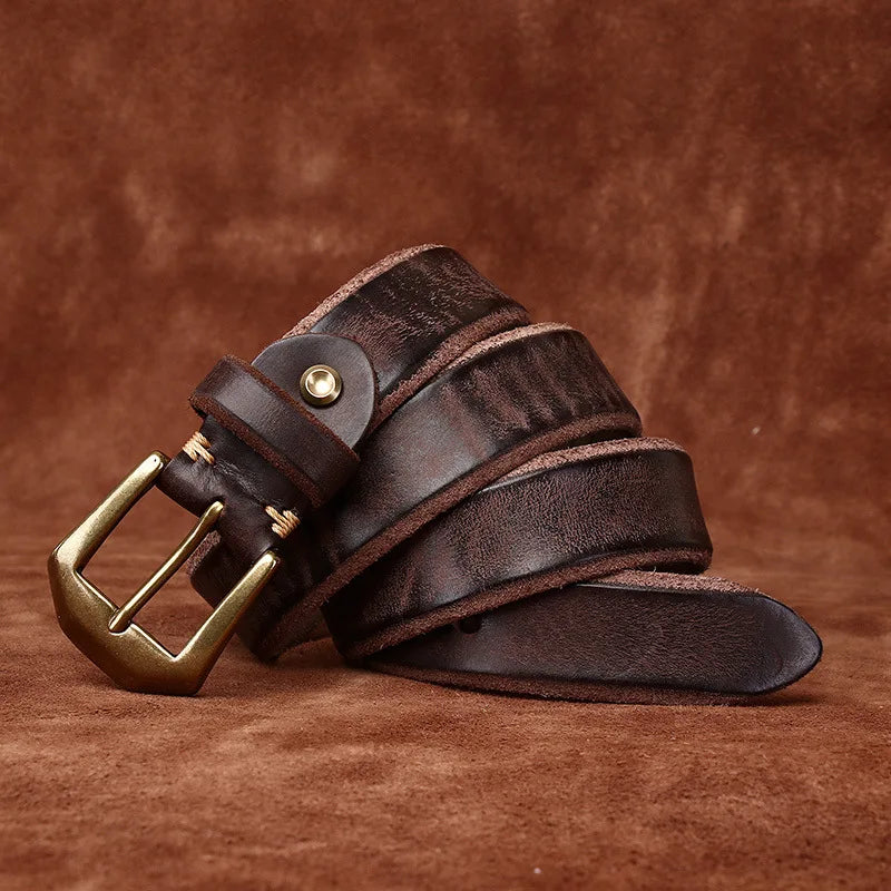 Top-layer Cowhide Leather Belt