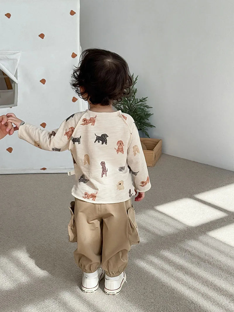 Sweet Toddler Girls Bottoming Shirt