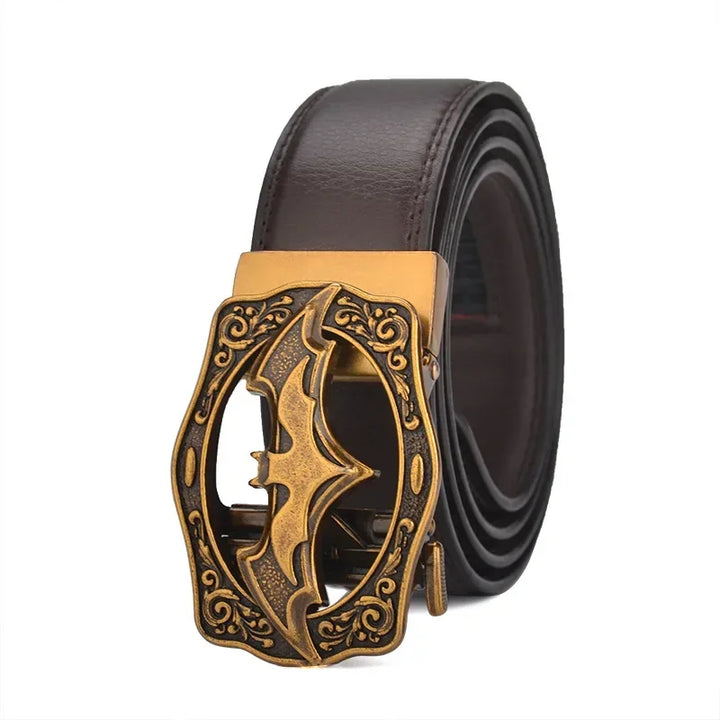 Genuine Leather Automatic Buckle Belt