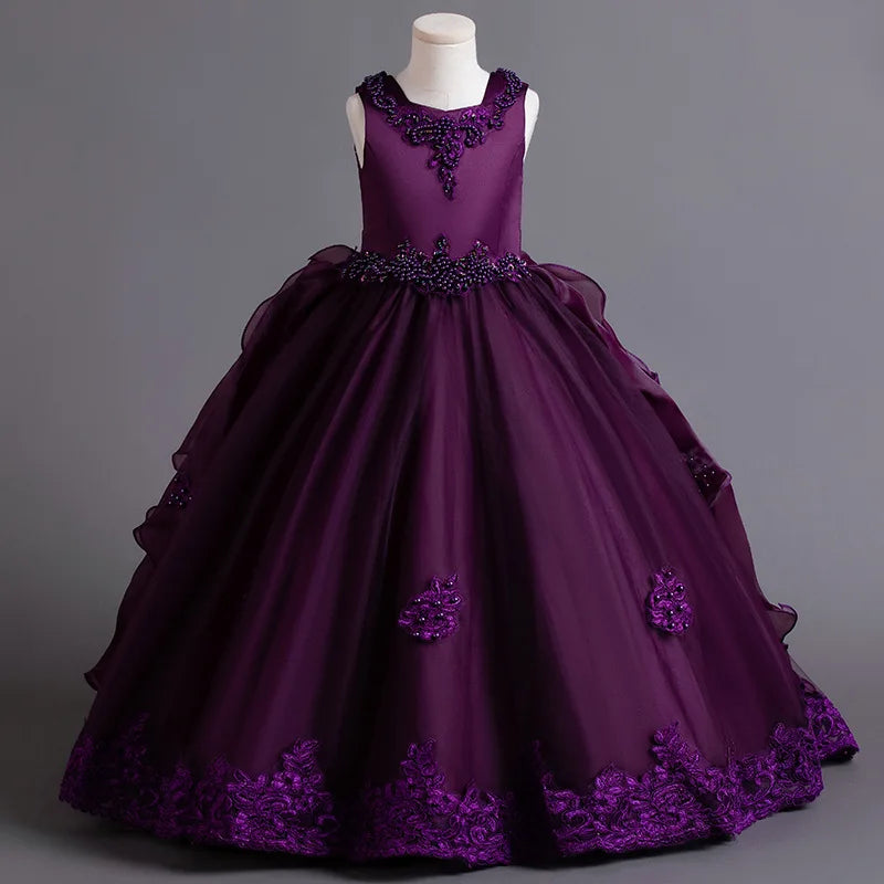 Superbe robe de soirée d'Halloween pour fille