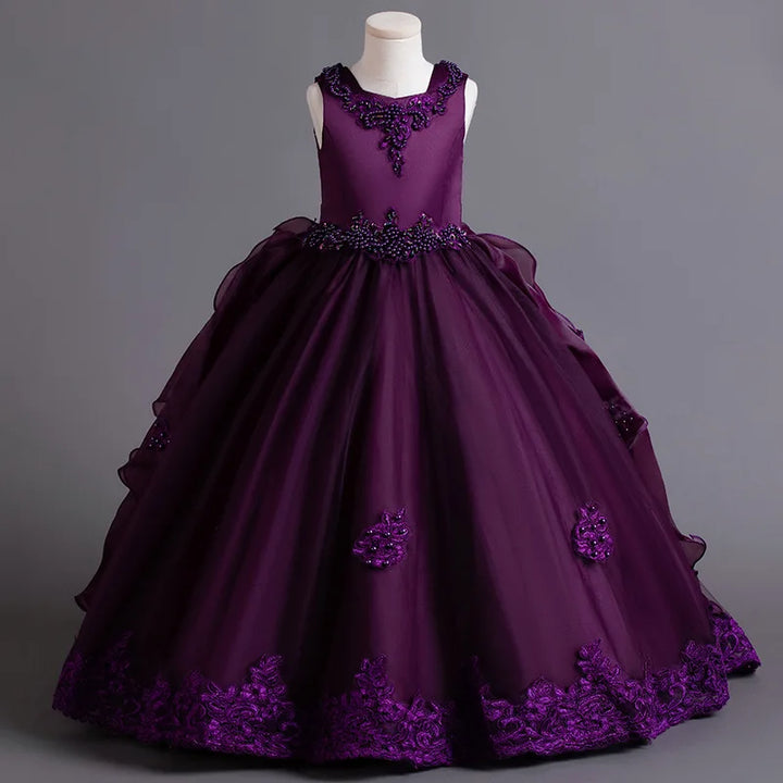 Superbe robe de soirée d'Halloween pour fille