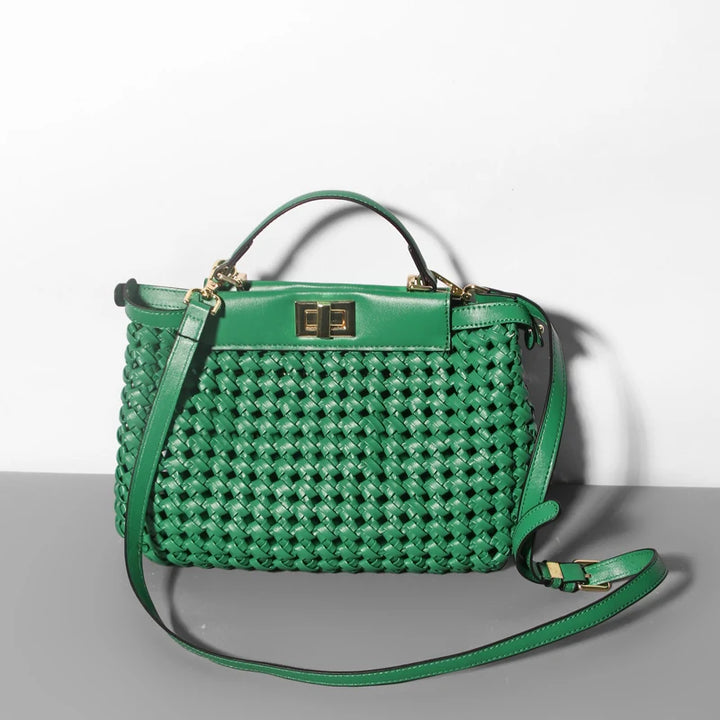 Polished Hollow Out Hand Knitting Handbag