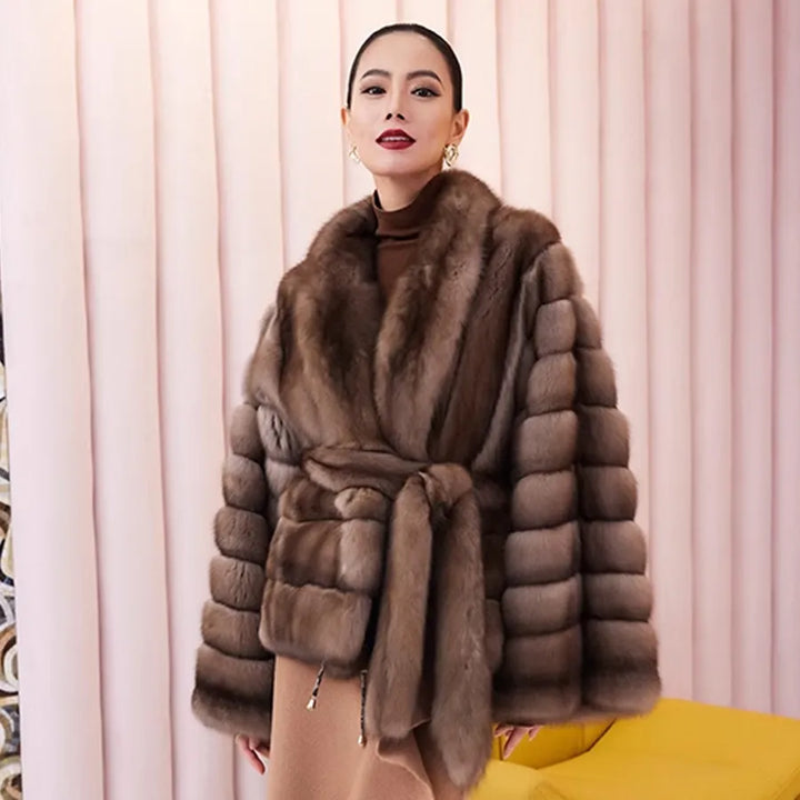 Natural Fur Women's Short Coat