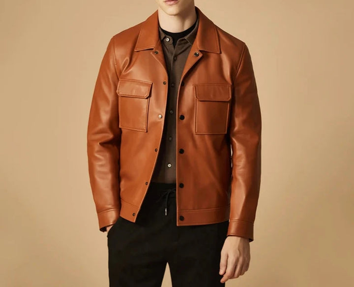 British Fashion Real Leather Jacket