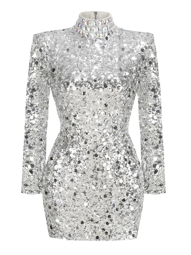 Glamorous Turtleneck Mini Dress