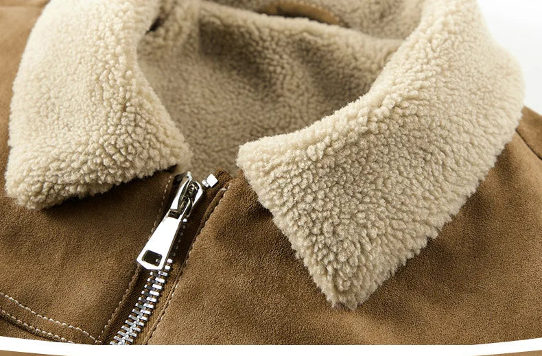 Trendy Casual Lamb Wool Jacket