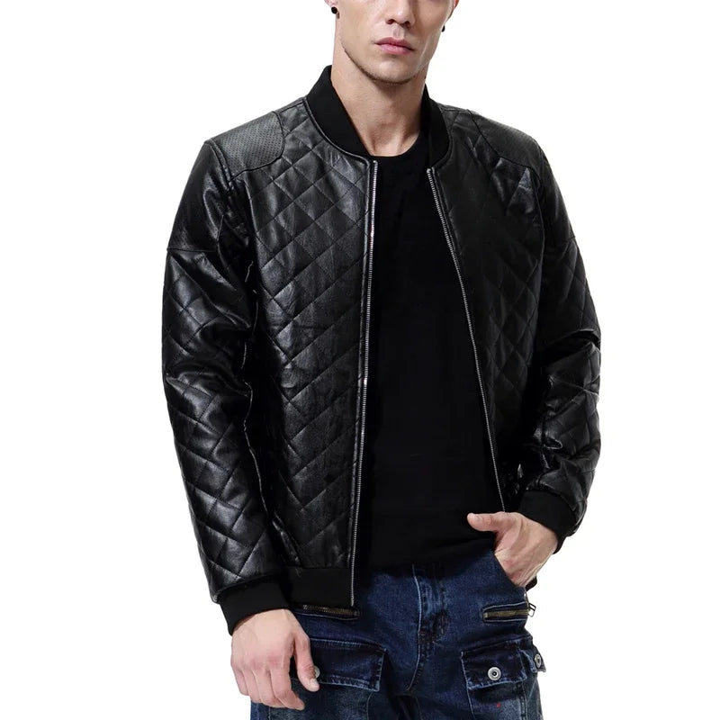 Regal Slim Fit Men's Biker Jacket
