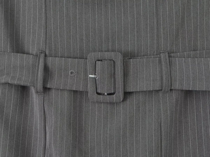 Stunning Striped Suspender Mini Dress