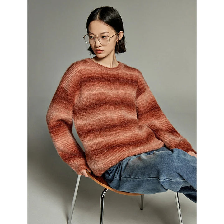 Colorful Gradient Warm Soft Sweater