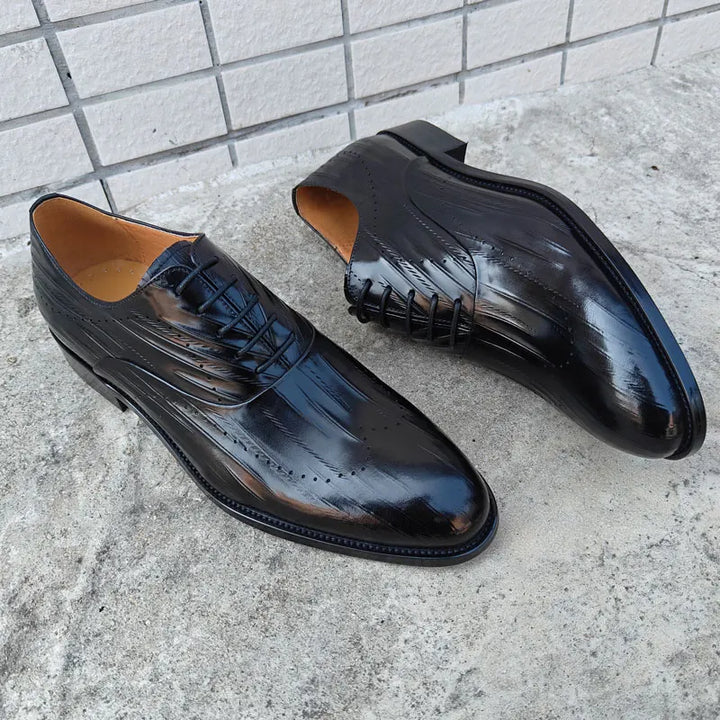 Premium Round Toe Style Leather Shoes