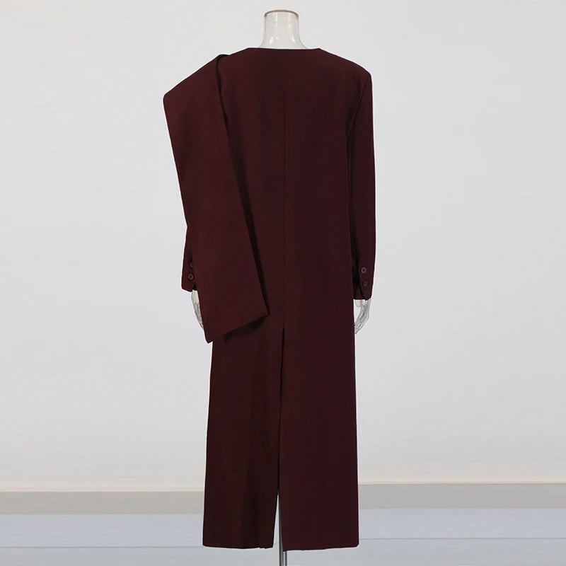 Trench-coat au design asymétrique chic