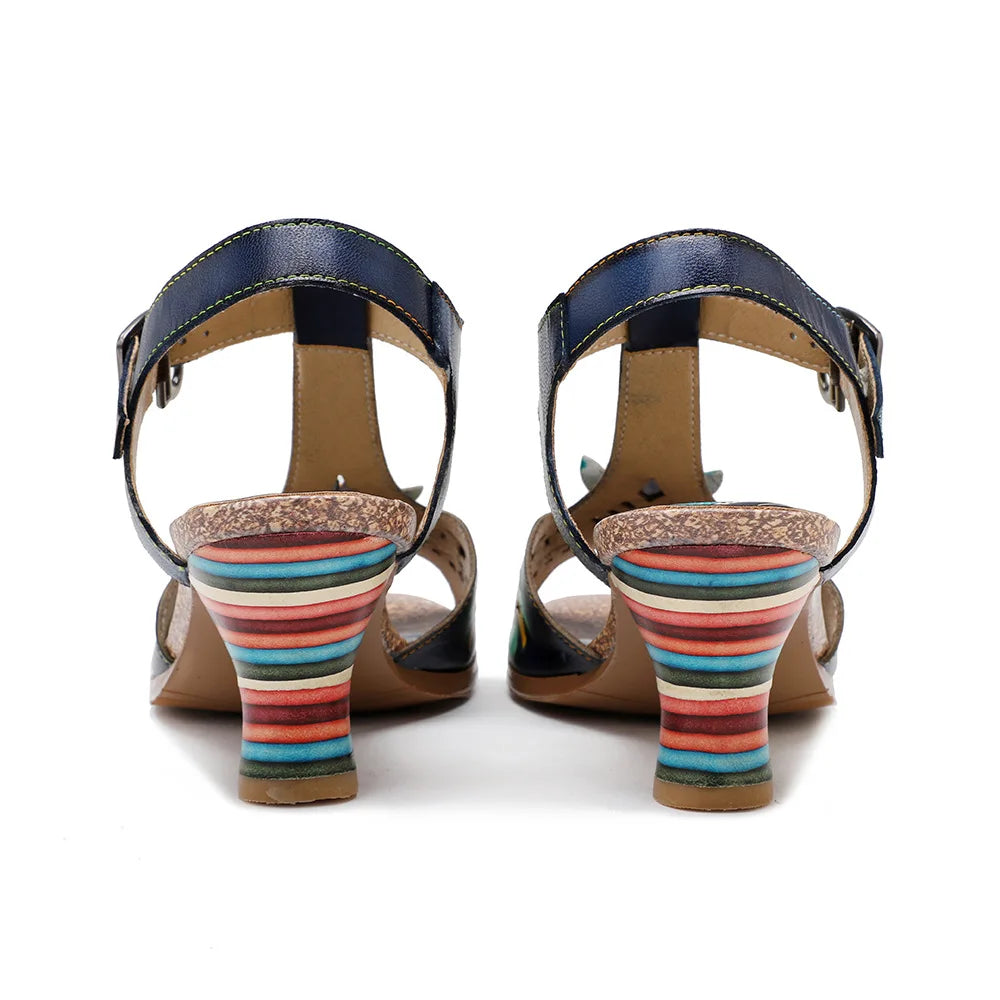 Stylish Socofy Leather Sandals