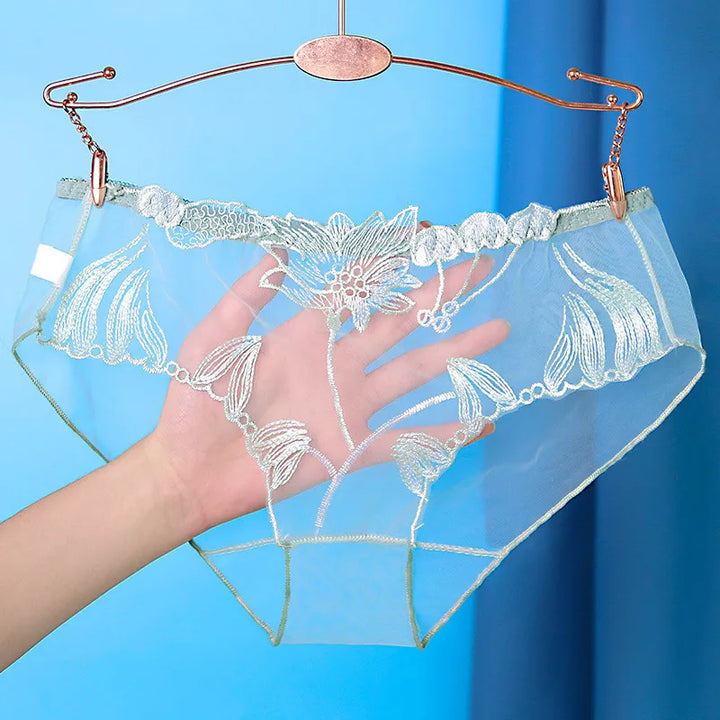 Classic Embroidery Low-Waist Underwear