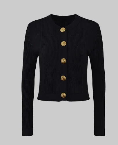 Costume élégant en tricot assorti