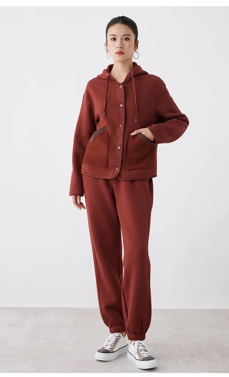 Premium Wool Blend Staple Hoodie