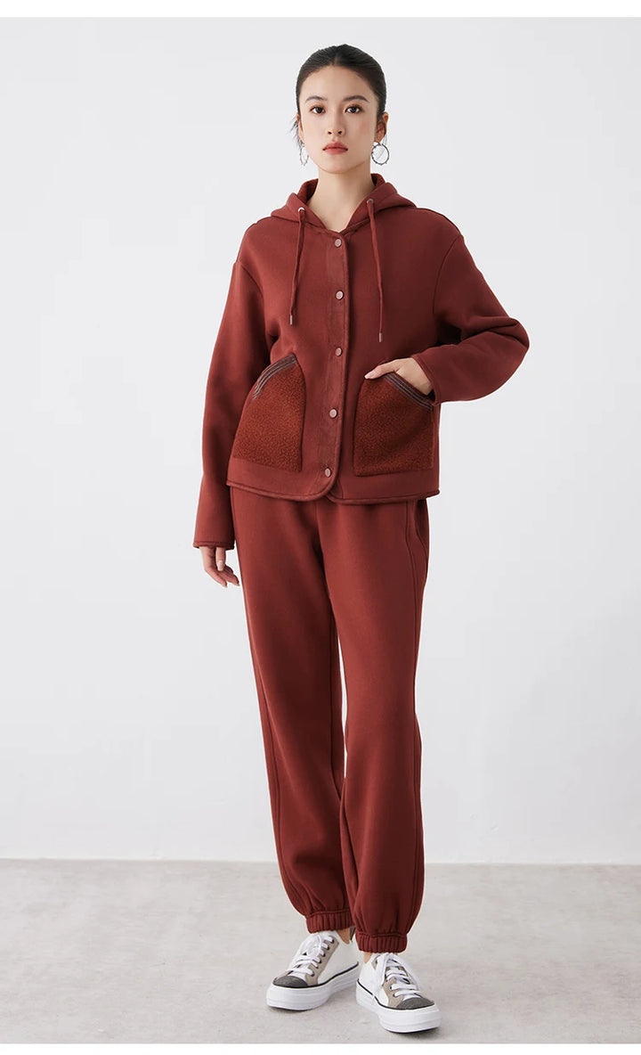 Premium Wool Blend Staple Hoodie