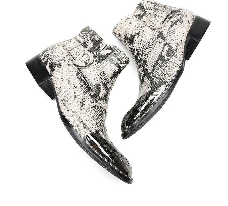Luxury Light Metal Toe Boots