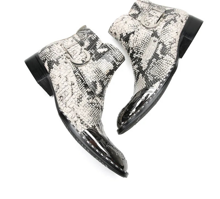 Luxury Light Metal Toe Boots