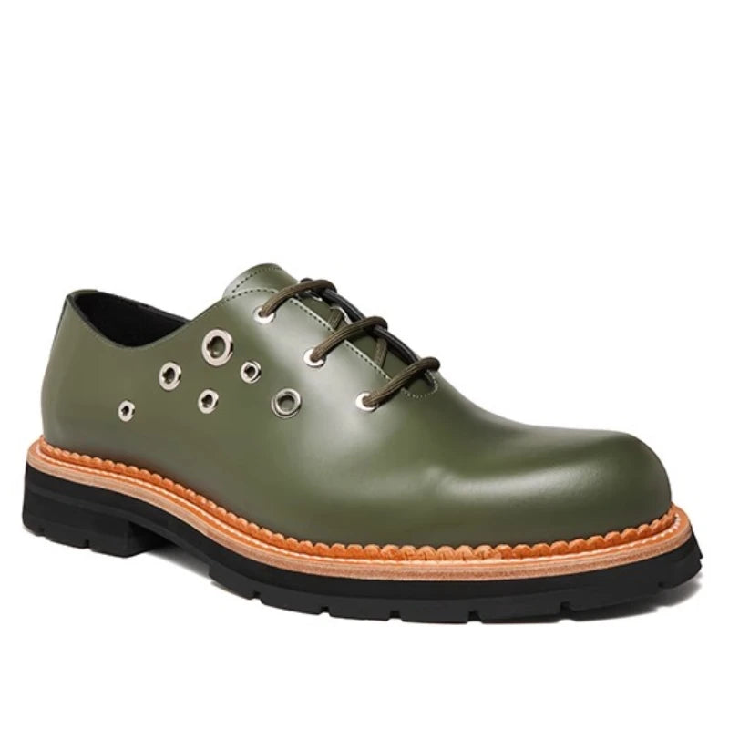 Noble Men's Hand-Sewn Derby Shoes