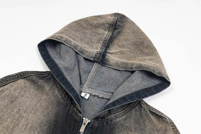 Hip Hop Oversized Denim Jeans Jacket