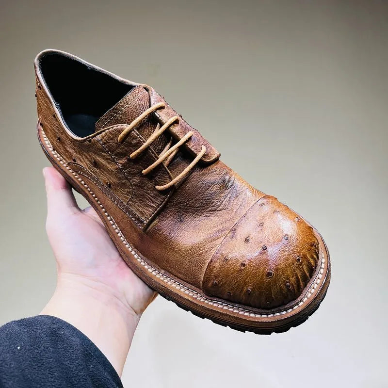 Comfortable Lace-Up Derby Shoes