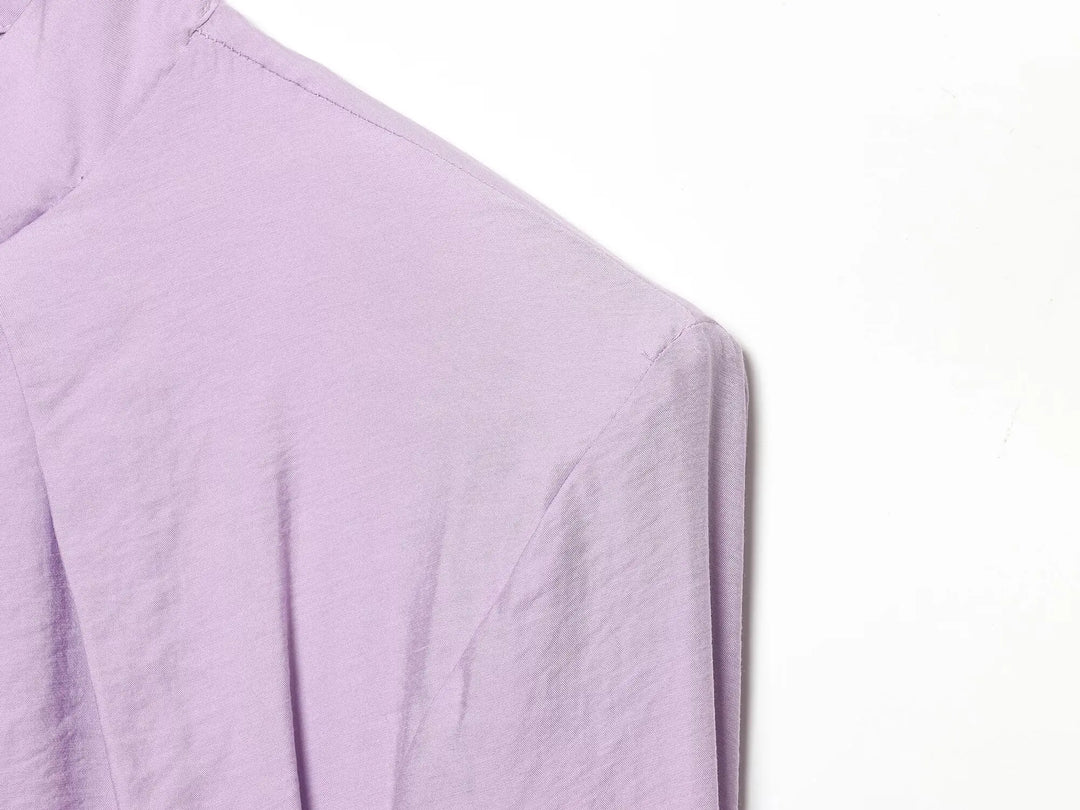 Smart Twist Collar Blouse