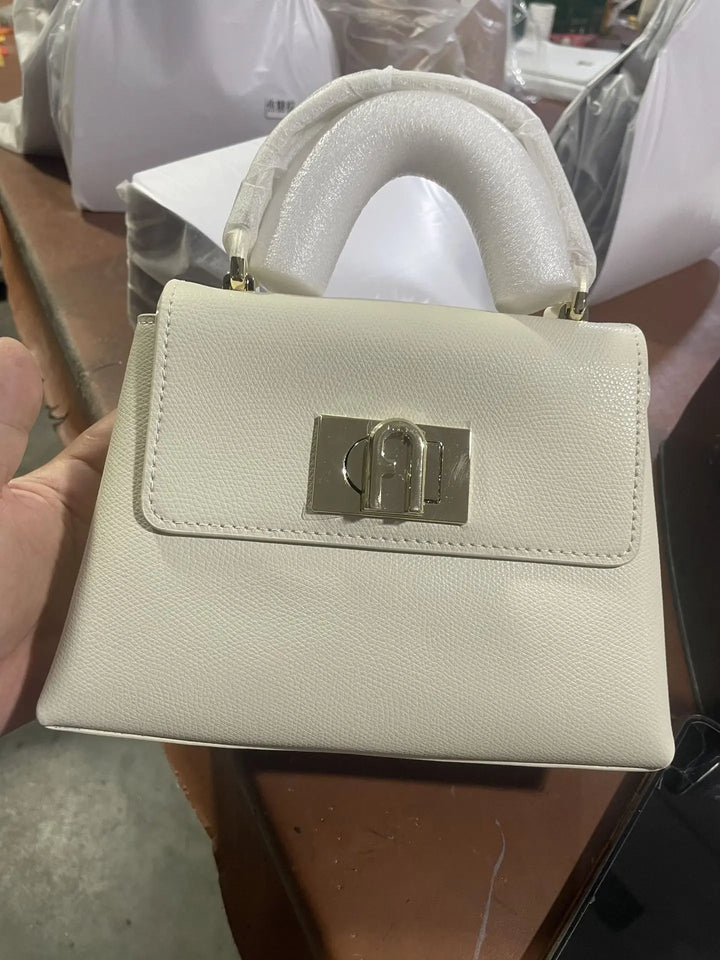 Luxurious Soft Cowhide Square Handbag