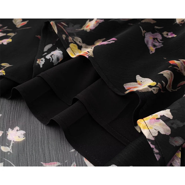 Beautiful Floral Print Midi Dress