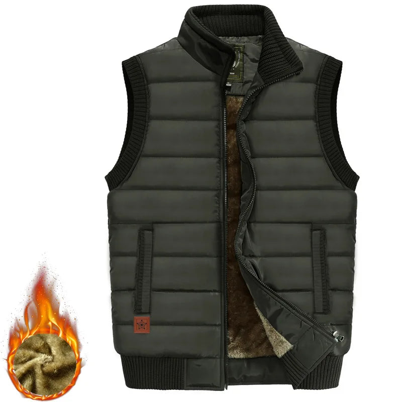 Smart Warm Fleece Waterproof Padded Vest