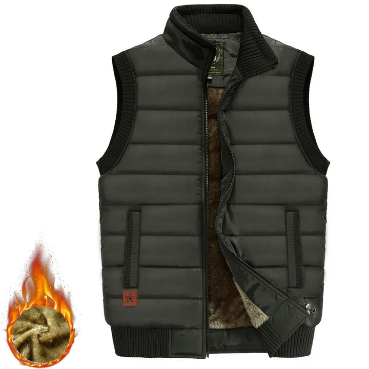 Smart Warm Fleece Waterproof Padded Vest