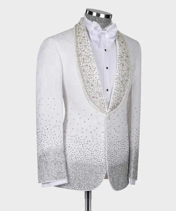 Glamorous Shawl 3-Piece Men's Suit