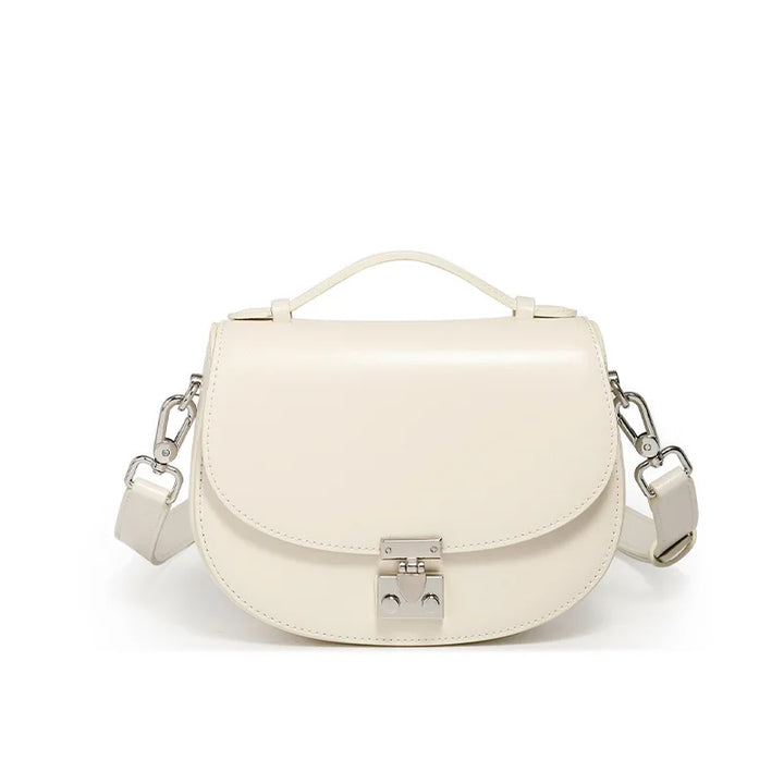 Refined Cowhide Crossbody Bag